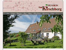 Tablet Screenshot of pension-am-kirschberg.de